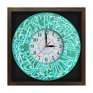 ساعت دیواری لوح هنر طرح زیارت امام حسین علیه السلام کد 202