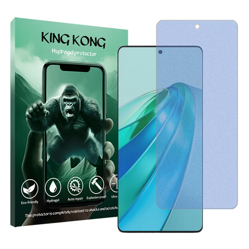 محافظ صفحه نمایش مات ضداشعه آبی کینگ کونگ مدل Tough مناسب برای گوشی موبایل آنر X9a