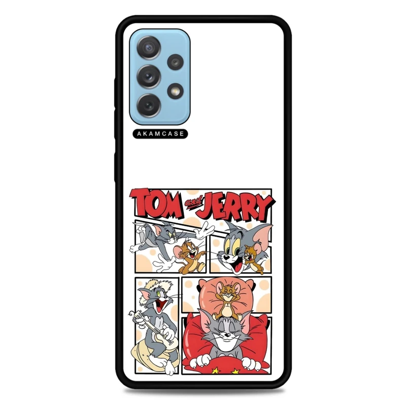 کاور آکام مدل AMC-WSGA72-TOM & JERRY13 مناسب برای گوشی موبایل سامسونگ Galaxy A72