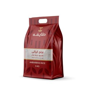 نقد و بررسی برنج معطر ممتاز عنبربو طایفه - 5 کیلوگرم توسط خریداران
