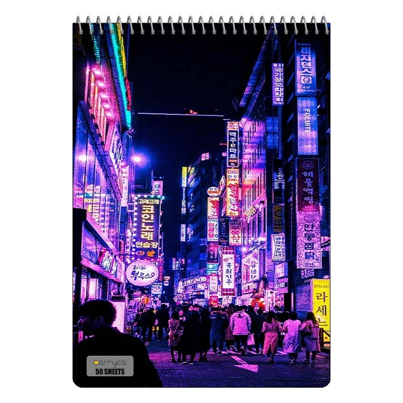 دفتر نقاشی 50 برگ سیمی کارنیکا طرح سئول Seoul کد 84784