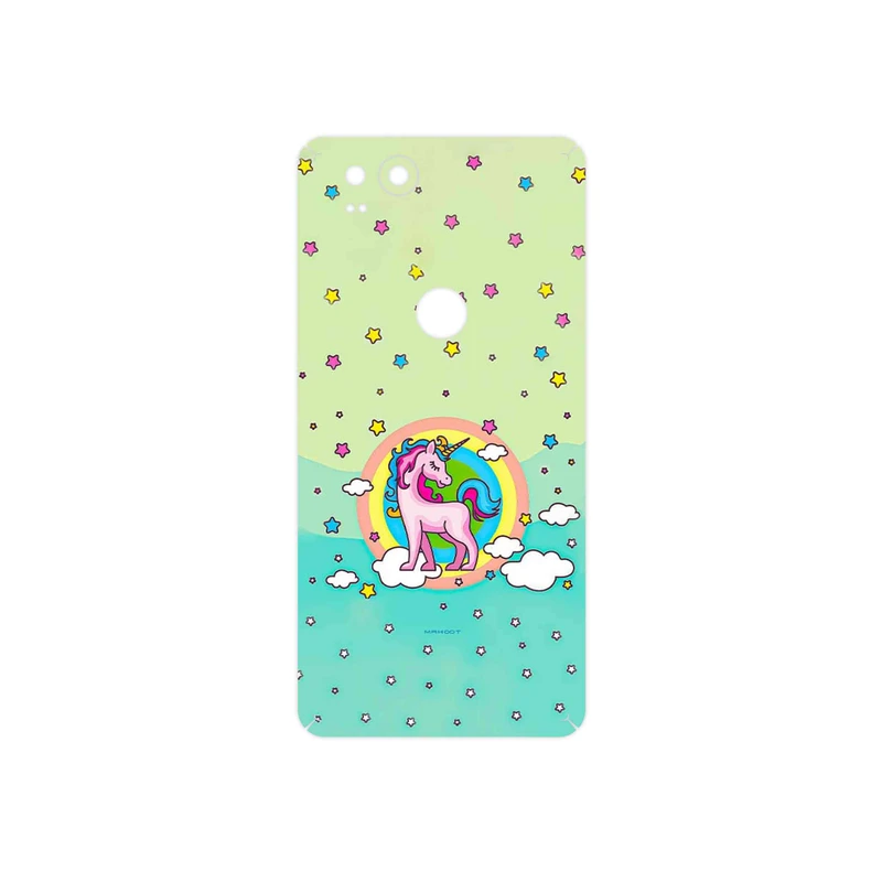 برچسب پوششی ماهوت مدل Rainbow unicorn adventure مناسب برای گوشی موبایل گوگل Pixel 2