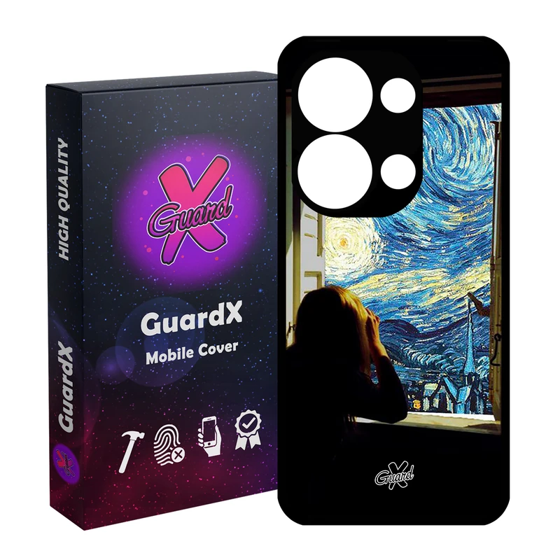 کاور گارد ایکس طرح Art مدل Glass10268 مناسب برای گوشی موبایل شیائومی Poco X6 5G / Note 13 Pro 5G