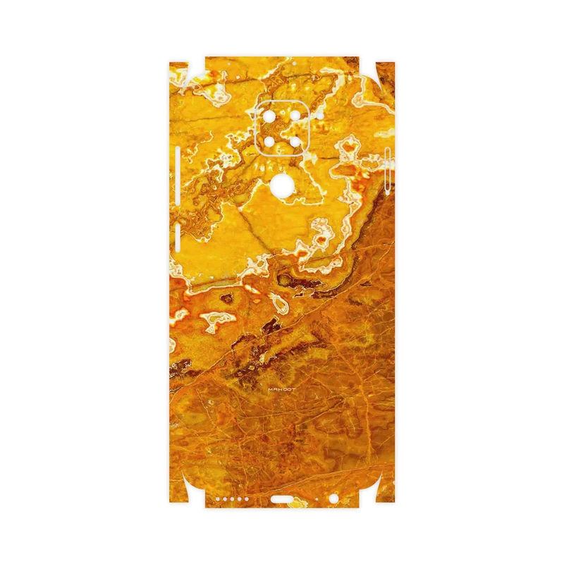 برچسب پوششی ماهوت مدل Gold Marble-FullSkin مناسب برای گوشی موبایل شیائومی Redmi 10X