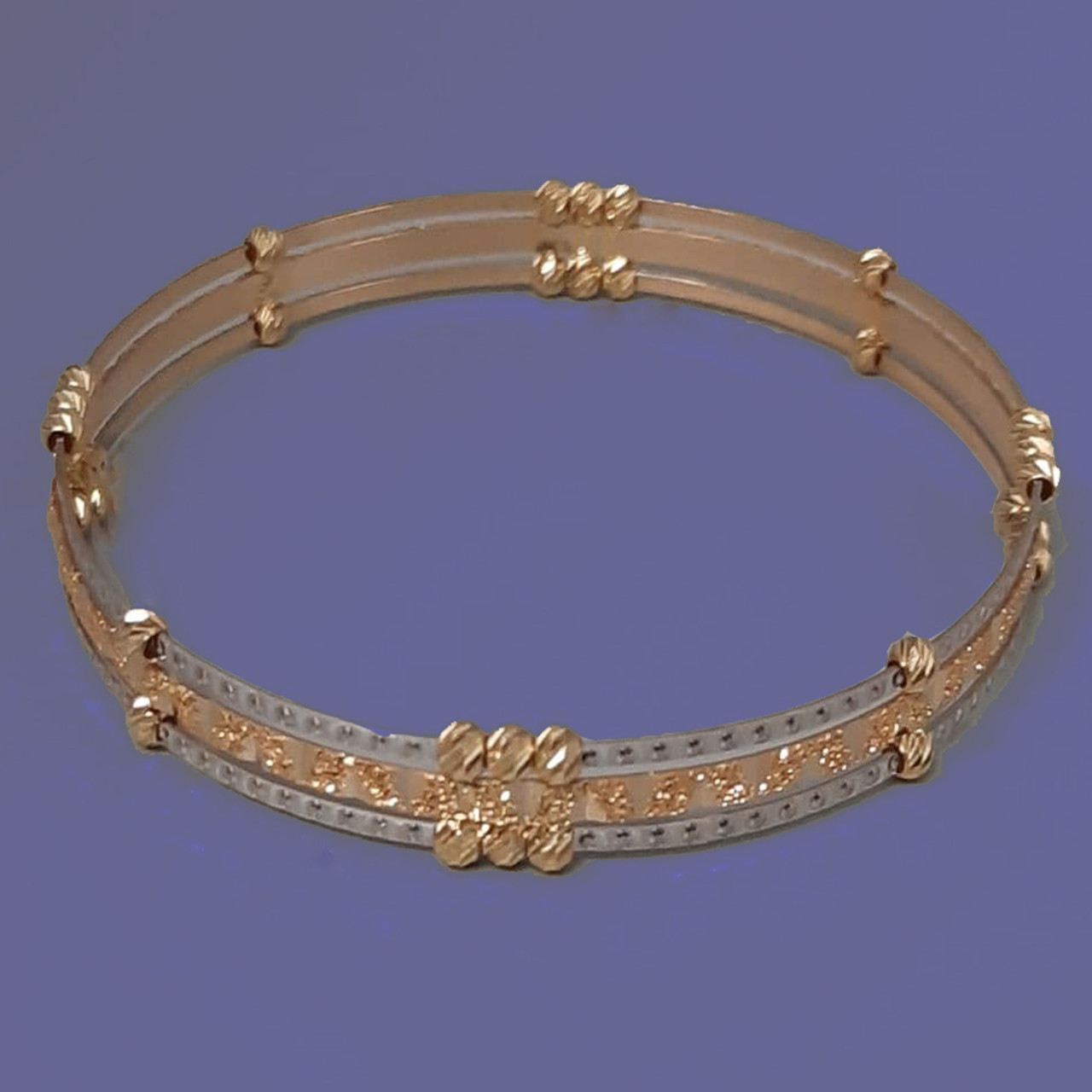 النگو طلا 18 عیار زنانه گالری یارطلا  کد AL45-G-2