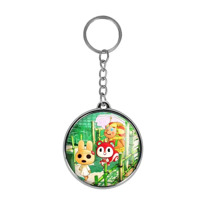 جاکلیدی خندالو طرح بازی انیمال کراسینگ (Animal Crossing) مدل دوطرفه کد 3267732678