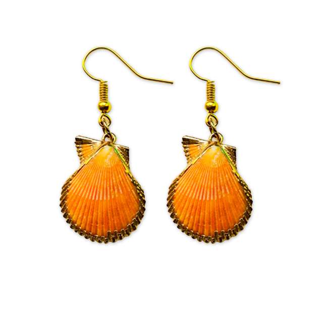 گوشواره دخترانه طرح صدف کد W-01 گوشواره دخترانه طرح صدف کد W-01