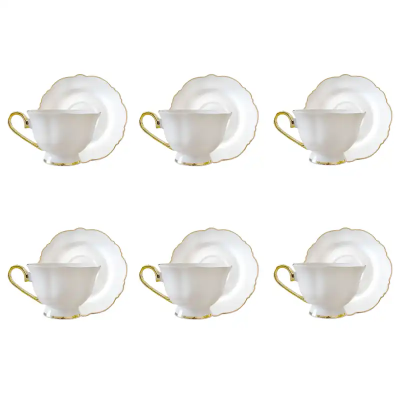 سرویس چای خوری 12 پارچه پینک اند مور مدل P-489
