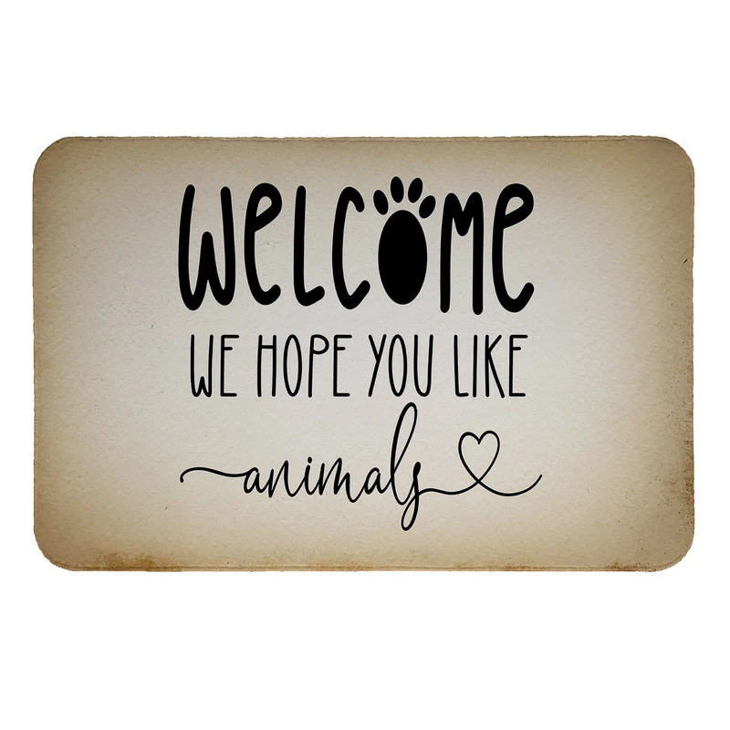 پادری طرح welcome کد 9524 سایز 50 × 70 سانتی متر