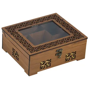 جعبه چای کیسه ای مدل هفت پارت کد DE-NZ326