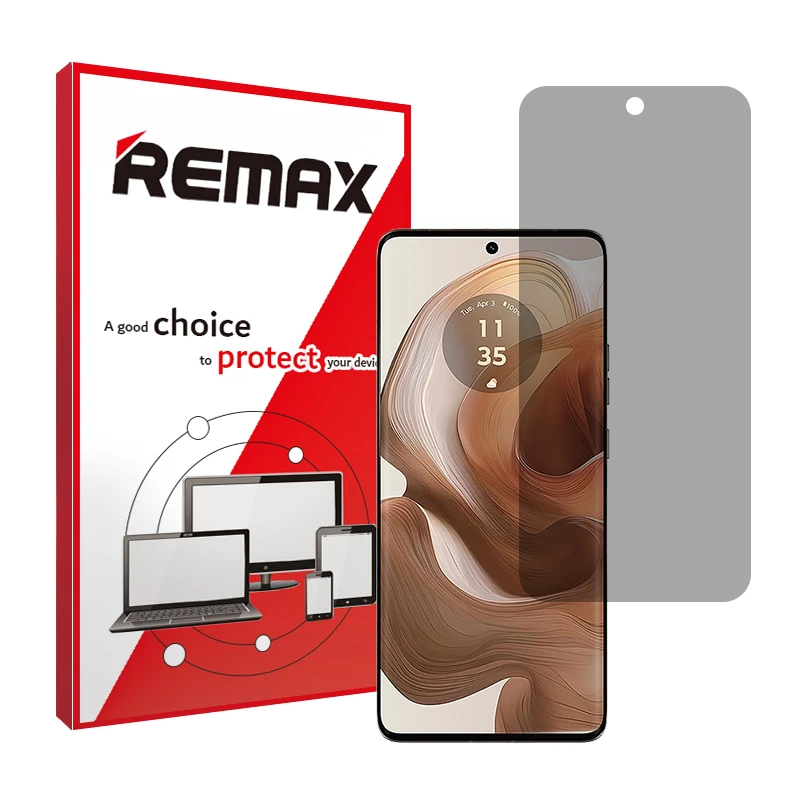 محافظ صفحه نمایش  حریم شخصی ریمکس مدل Resistant مناسب برای گوشی موبایل موتورولا Edge 50 Ultra