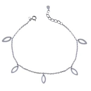   دستبند نقره زنانه بازرگانی میلادی کد DP_163