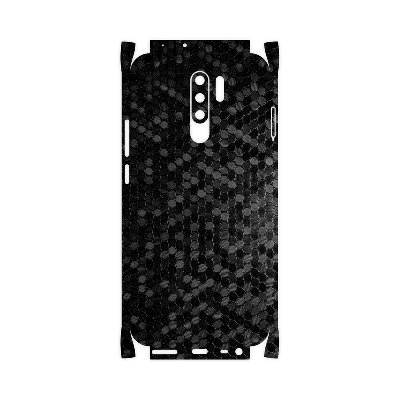 برچسب پوششی ماهوت مدل Honey-Comb-Circle-FullSkin مناسب برای گوشی موبایل شیائومی Redmi 9