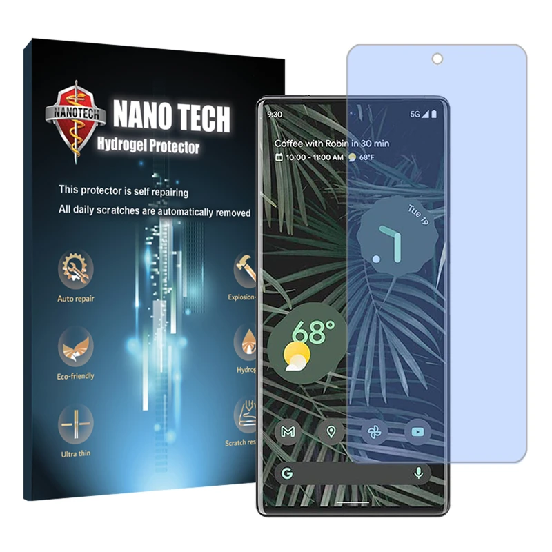 محافظ صفحه نمایش ضداشعه آبی نانو تک مدل Tough مناسب برای گوشی موبایل گوگل Pixel 6 Pro