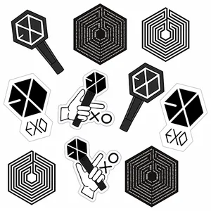 استیکر تزئینی موبایل و تبلت راتیانا مدل exo بسته 10 عددی