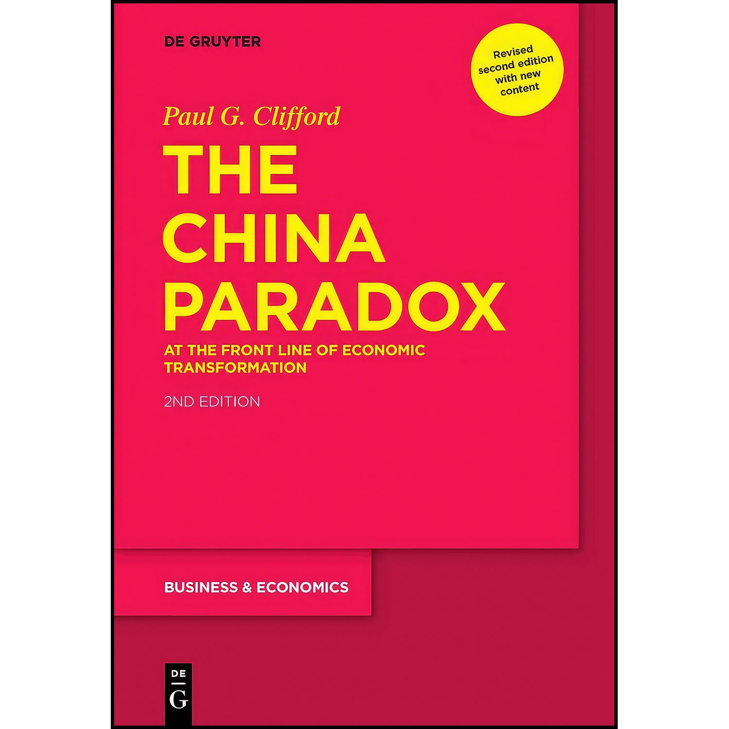 کتاب The China Paradox اثر Paul G. Clifford انتشارات De Gruyter