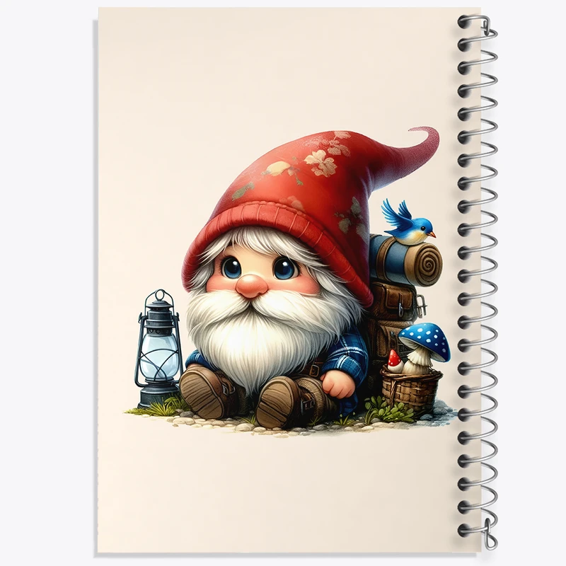 دفتر مشق 100 برگ خندالو طرح کوتوله ی جهانگرد کد F6180