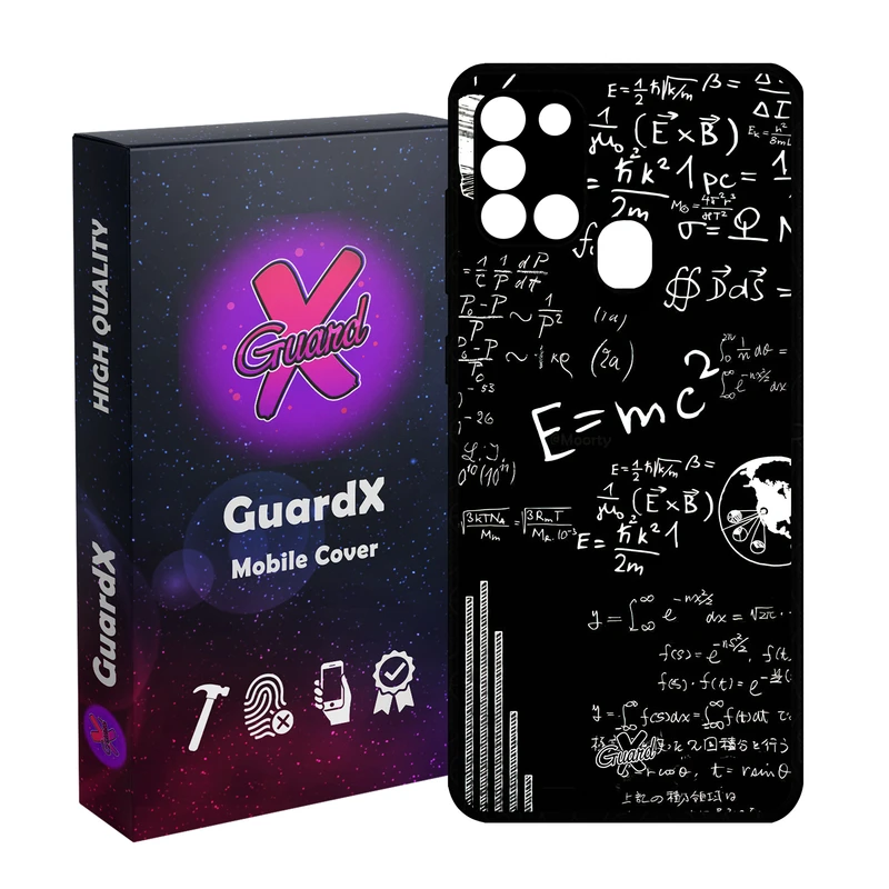 کاور گارد ایکس طرح فیزیک مدل Glass10516 مناسب برای گوشی موبایل سامسونگ Galaxy A21s