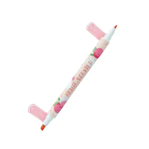 ماژیک علامت گذار مدل میوه ای دوسر بسته  6 عددی