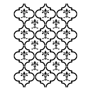 شابلون طرح دیواری کد E19-2