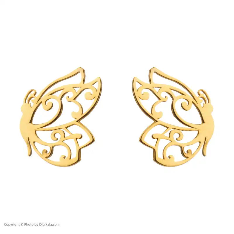 گوشواره طلا 18 عیار زنانه مایا ماهک مدل ME1086