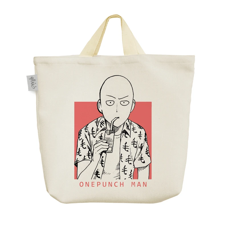 ساک خرید خندالو مدل سایتاما انیمه مرد تک مشتی کد 1037