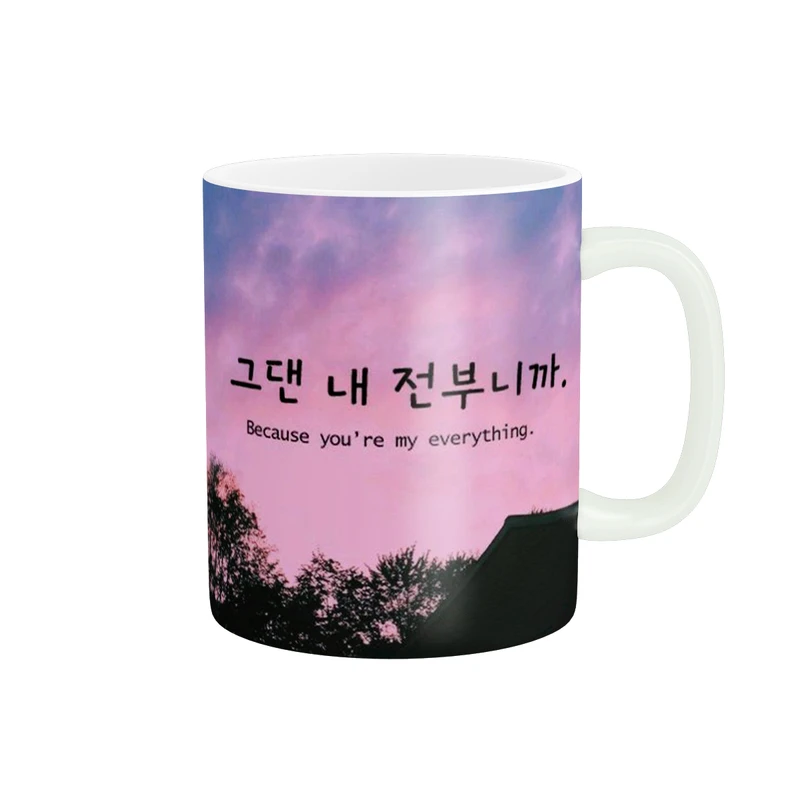 ماگ پاد آفرین طرح زبان کره ای کد 625