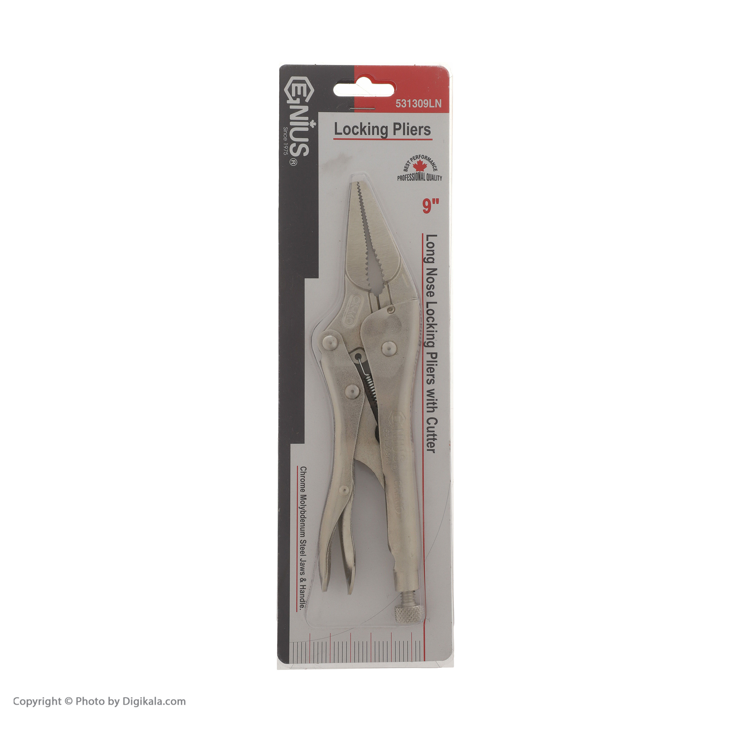 انبر قفلی جنیوس تولز مدل NL531309 کد 32 سایز 9 میلیمتر انبر قفلی جنیوس تولز مدل NL531309 کد 32 سایز 9 میلیمتر