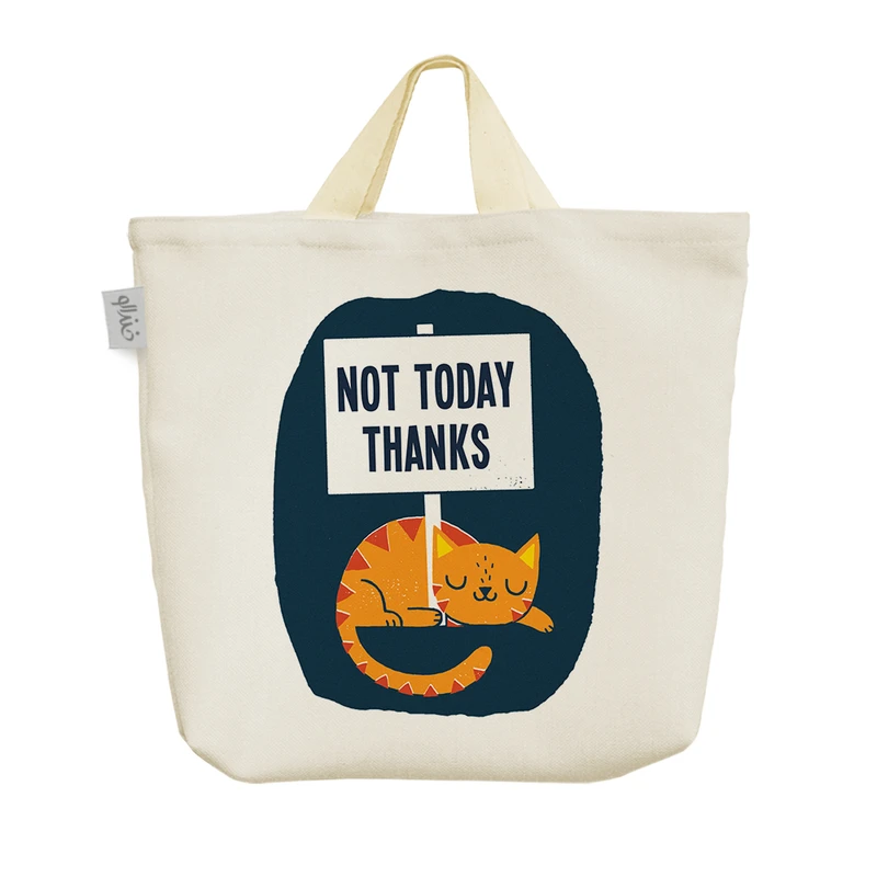 ساک خرید خندالو مدل گربه (Cat) کد H1748