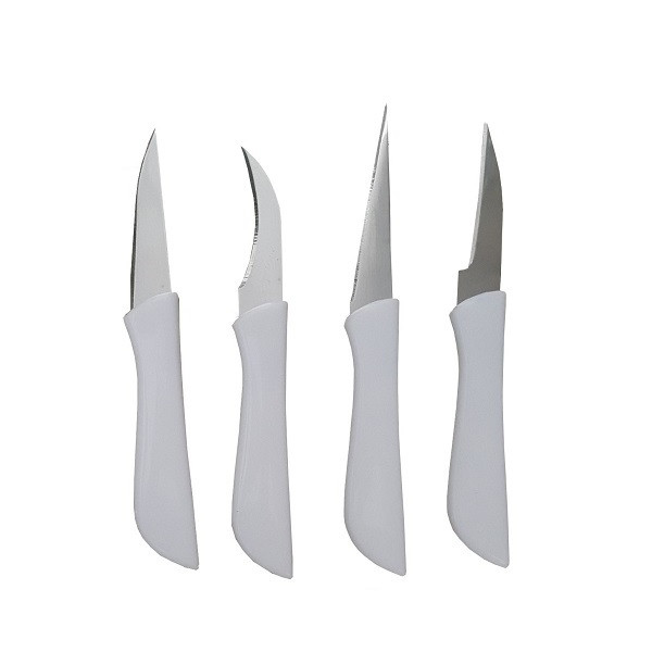 ست چاقو مدل میوه آرایی و حکاکی مجموعه 4 عددی