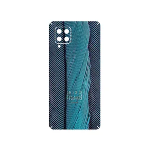 MAHOOT Turquoise feathers Cover Sticker for Samsung Galaxy A42
