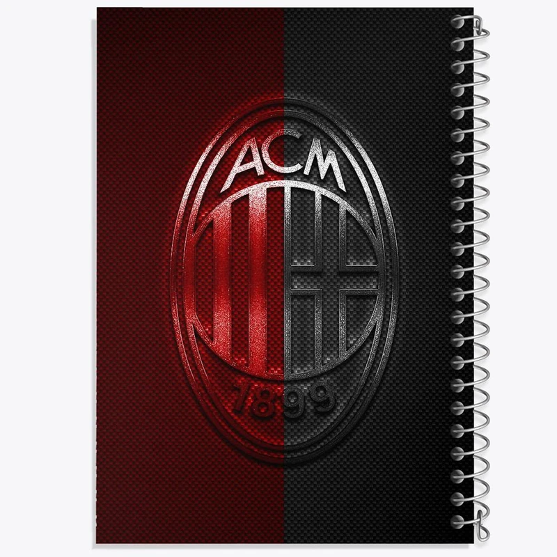 دفتر ژورنال نویسی 50 برگ خندالو مدل نقطه ای طرح باشگاه آث میلان کد 27251