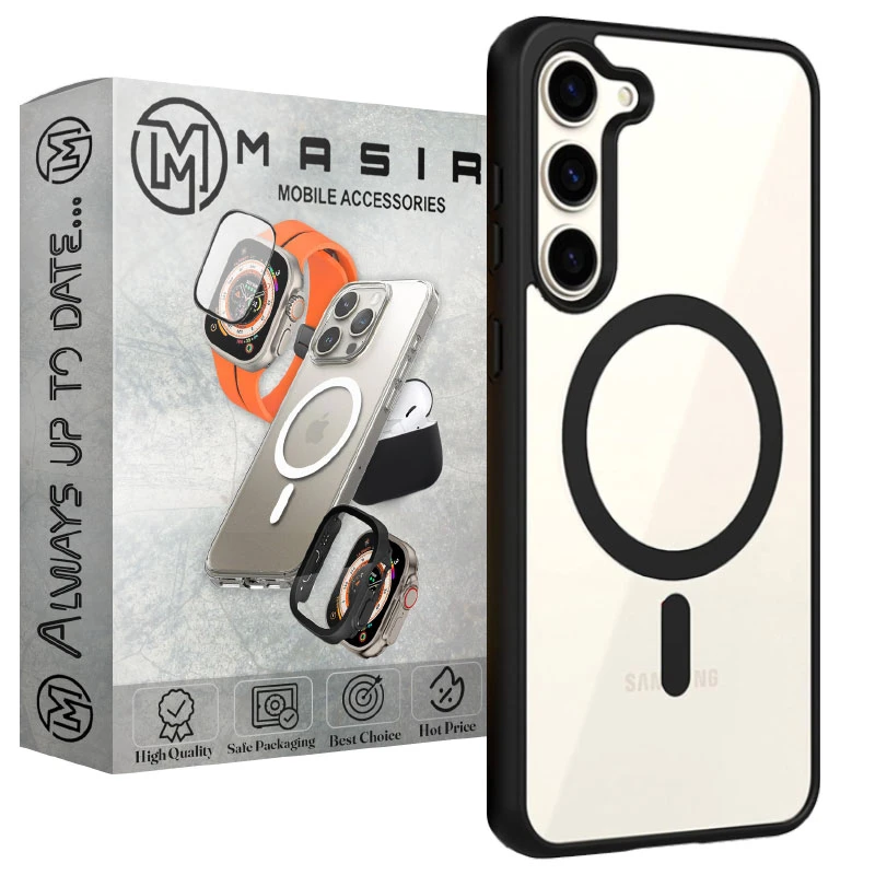  کاور مسیر مدل Silicone Magnetic Magsafe مناسب برای گوشی موبایل سامسونگ Galaxy S23 FE