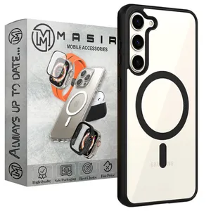 Masir Silicone Magnetic Magsafe Cover suitable for Samsung Galaxy S24 FE