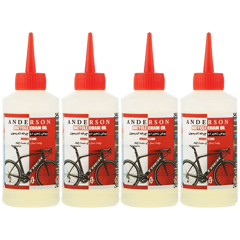 روغن زنجیر دوچرخه اندرسون مدل C300 حجم 80 میلی لیتر بسته 4 عددی