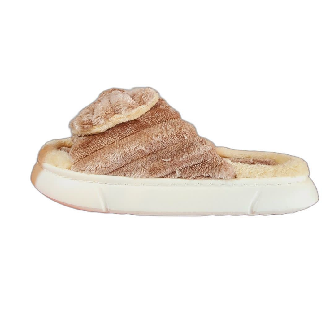 دمپایی حوله ای زنانه مدل پولیشی پاپیونی