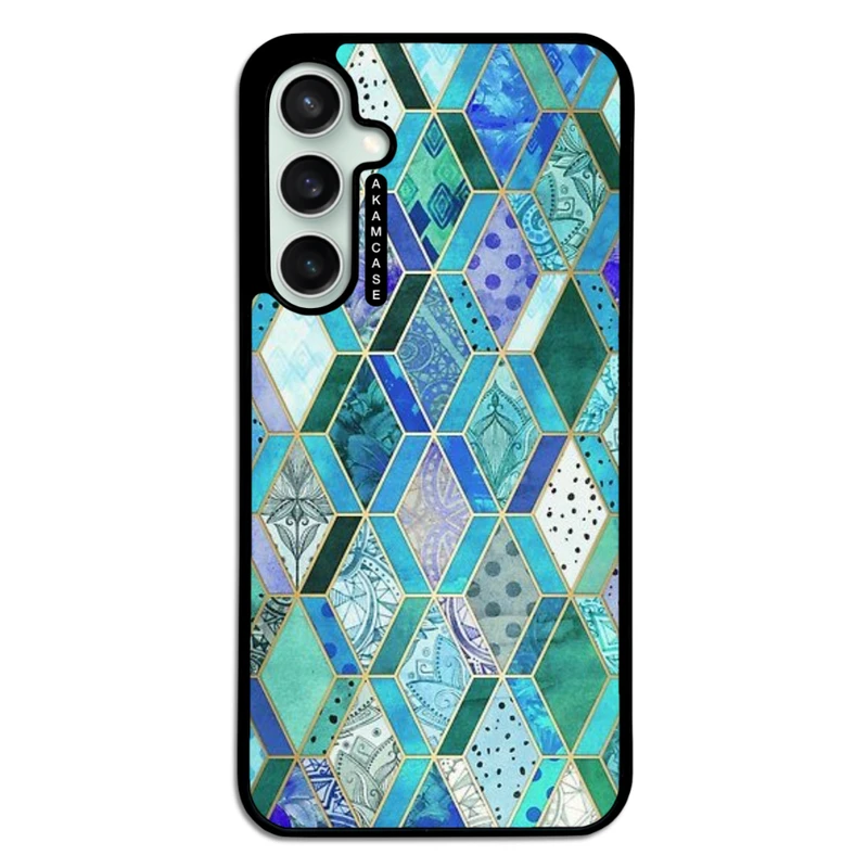 کاور آکام مدل AMC-WSGS23FE-MOSAIC-19 مناسب برای گوشی موبایل سامسونگ Galaxy S23 FE