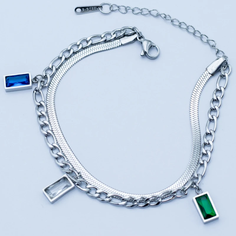 دستبند زنجیری زنانه مدل TBR 178