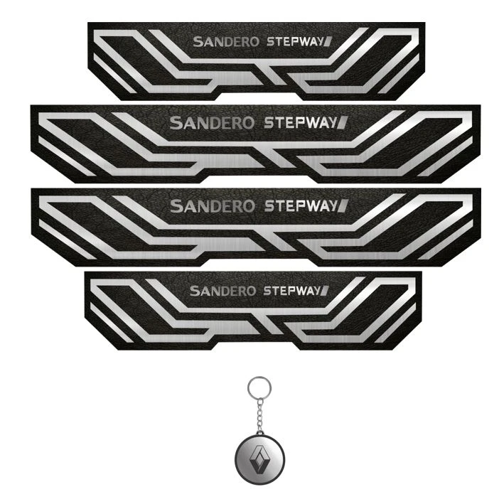 برچسب بدنه خودرو مهدیار کد PKA 2020 مناسب برای استپ وی مجموعه 4 عددی به همراه جا کلیدی 