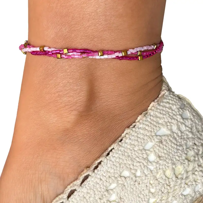 پابند زنانه دل تافته مدل ملیله ماتسونو کد Del_A18