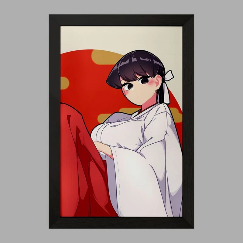 تابلو خندالو مدل انیمه کومی سان  کد 16076