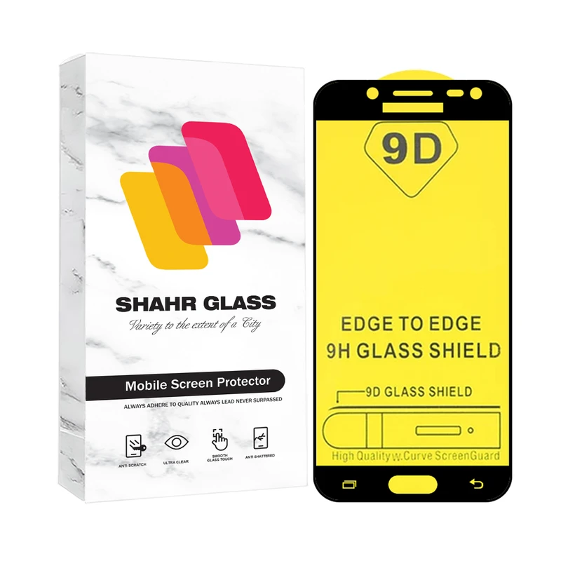 محافظ صفحه نمایش شهر گلس مدل FULLSH مناسب برای گوشی موبایل سامسونگ Galaxy J5 Pro / J5 2017 / J530