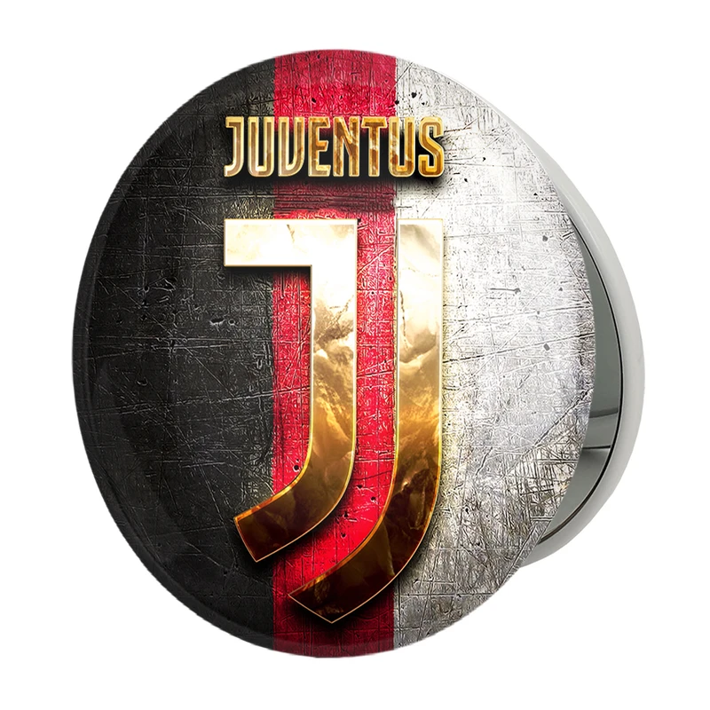 آینه جیبی خندالو طرح باشگاه یوونتوس مدل تاشو کد 26825 