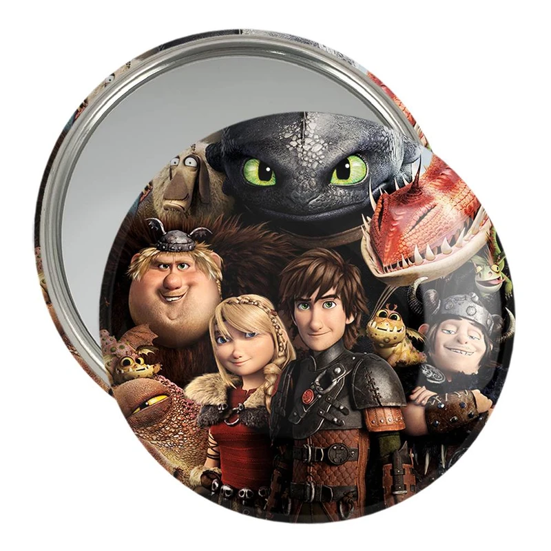 آینه جیبی خندالو مدل اژدها سواران DreamWorks Dragons  کد 13745