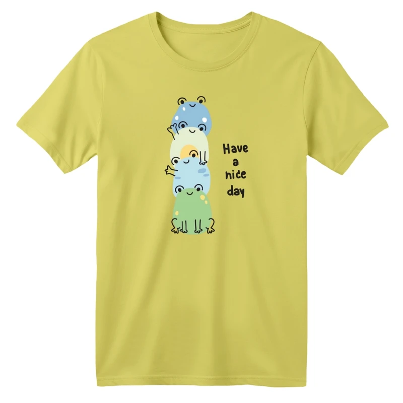 تی شرت آستین کوتاه بچگانه مدل قورباغه ها