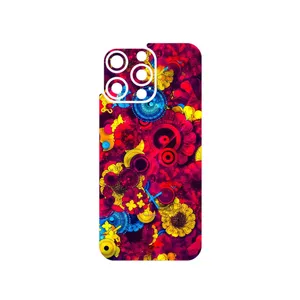 MAHOOT Vector Flower Garden Digital Art Cover Sticker for Apple iPhone 15 Pro Max