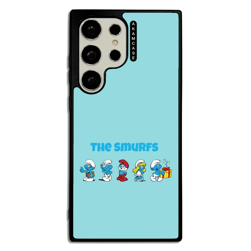 کاور آکام مدل AMC-WSGS23U-SMURFS-22 مناسب برای گوشی موبایل سامسونگ Galaxy S23 Ultra