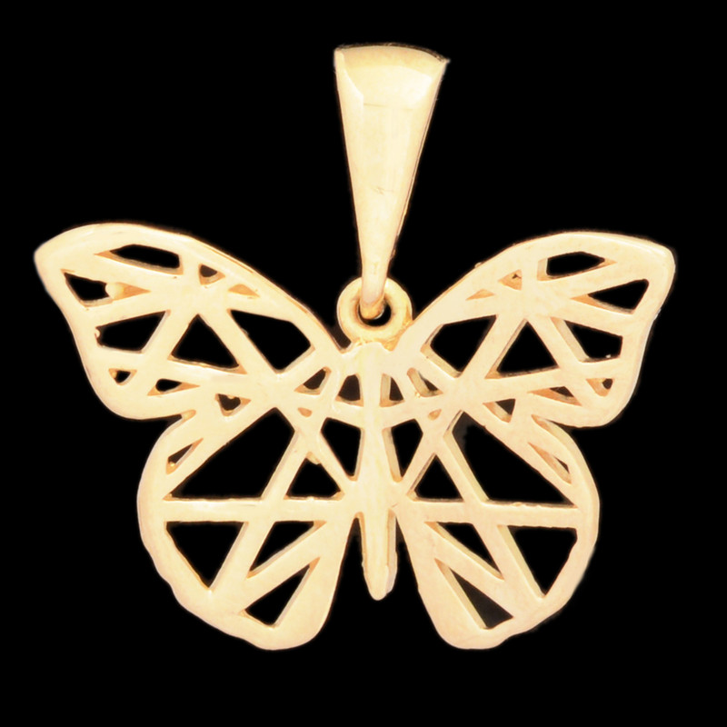 آویز گردنبند طلا 18 عیار زنانه طلای مستجابی مدل پروانه کد 4040 آویز گردنبند طلا 18 عیار زنانه طلای مستجابی مدل پروانه کد 4040