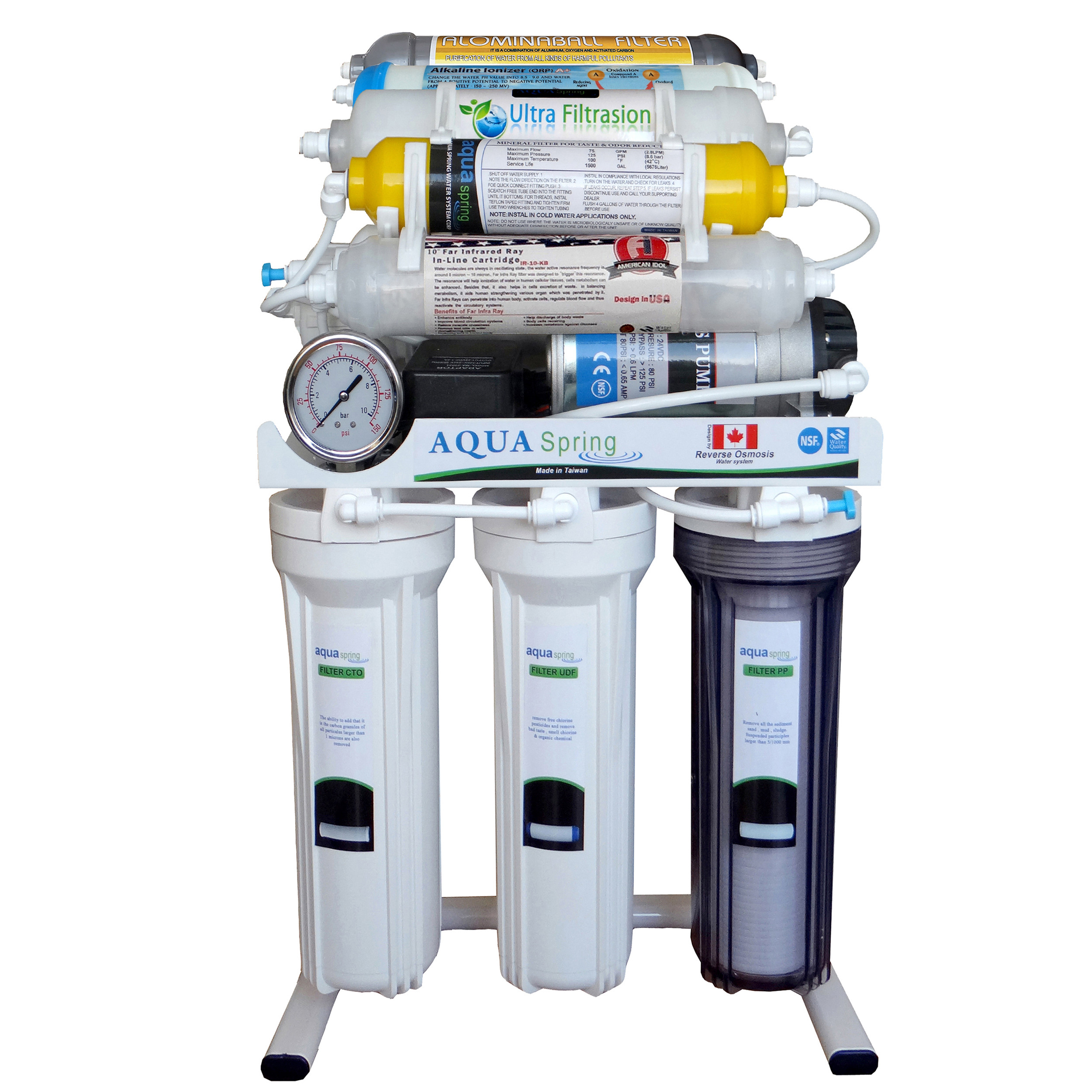 دستگاه تصفیه کننده آب آکوآ اسپرینگ مدل RO-NF7700 دستگاه تصفیه کننده آب آکوآ اسپرینگ مدل RO-NF7700