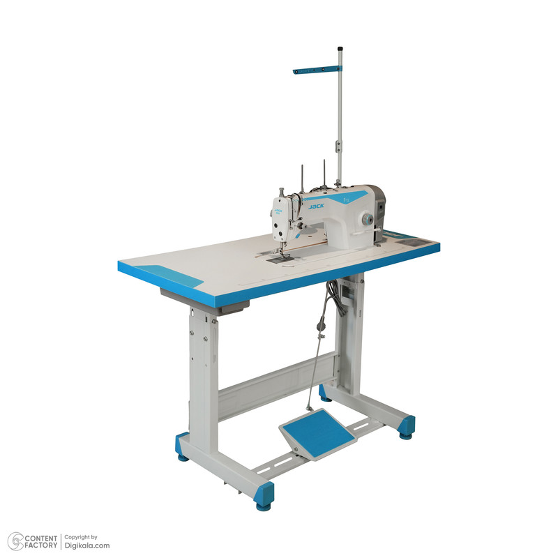 چرخ خیاطی صنعتی راسته دوز جک مدل F12 به همراه میز و پایه